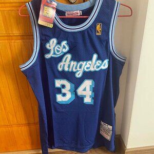 Jordan O Neal Royal Lakers Swingman Blue #34 Jersey